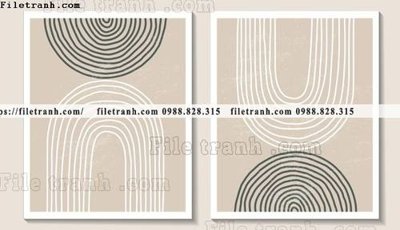 File tranh quảng cáo tranh toi gian bo 3 minimalis 205 (download file gốc)