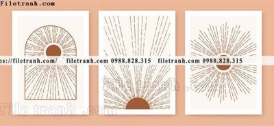 File ảnh tranh toi gian bo 3 minimalis 210 (gốc) in quảng cáo ngoài trời