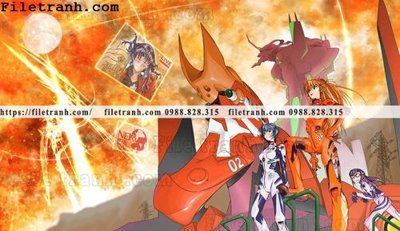 File in trần tranh tre em game 212 (bản gốc) bầu trời