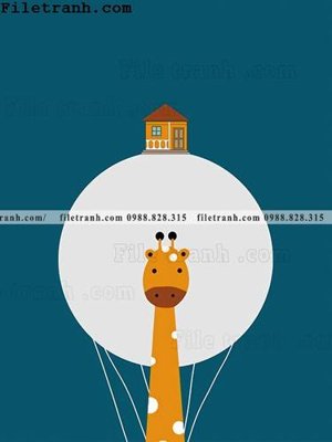 File in lụa tranh tre em hoat hinh moi 107 (phong cảnh) tranh tre em hoat hinh moi 107