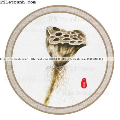 File tranh tranh tron kieu Trung Quoc moi 142 (gốc) chủ đề thiên nhiên