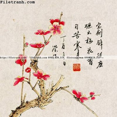 Tải file tranh tron kieu Trung Quoc moi 266 (ảnh gốc) in gạch 3D