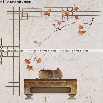 File in lụa tranh tron kieu Trung Quoc moi 274 (tân cổ điển) tranh tron kieu Trung Quoc moi 274