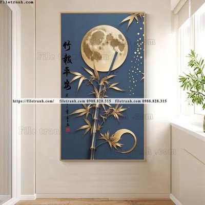 File tranh gốc tranh truc mat troi toi gian 508 (sắc nét từng chi tiết)