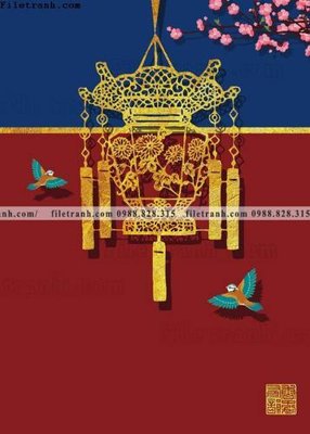 Tệp tin gốc tranh trung quoc mau do 586 (dùng cho in ấn) chuyên nghiệp