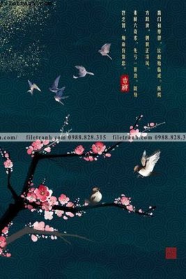 File PSD in ấn tranh trung quoc mau do 610 (chất lượng cao)