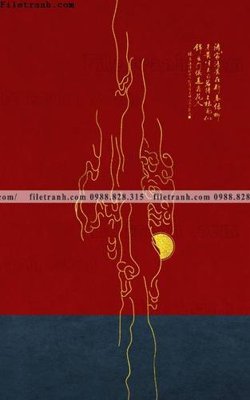 File tranh tranh trung quoc mau do 623 (file gốc) chuẩn màu in