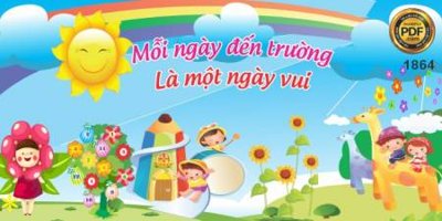 File PSD MOI NGAY DEN TRUONG LA MOT NGAY VUI 3 (gốc) cho designer