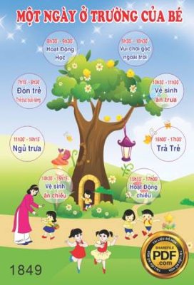 Chi tiết file gốc MOT NGAY O TRUONG CUA BE (cho in tráng gương)