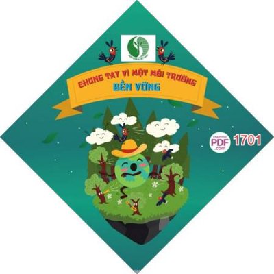 File gốc chung tay vi mot moi truong ben vung (PSD/TIFF) độ phân giải cao