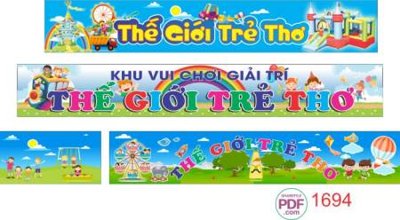 File gốc khu vui choi the gioi tre tho (in 3D) nghệ thuật