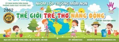 File tranh the gioi tre tho nang dong nhom lop truong mam non (bản gốc) treo tường