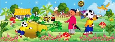 Download file tranh qua dao tien trang tri truong hoc moi (chất lượng in ấn)