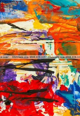 Hình ảnh file gốc tranh truu tuong art mau nuoc 556 cho in UV