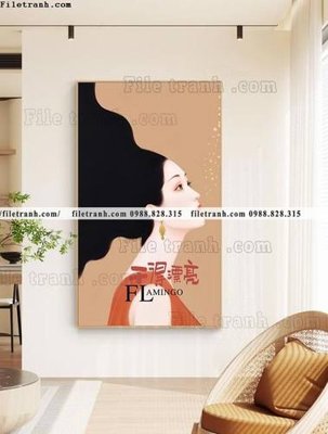 File in trần tranh truu tuong co gai phu nu hien dai 514 (file gốc) phong thủy