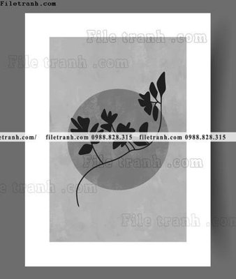 File PSD tranh truu tuong don gian phong cach bac au 1647 (gốc) tách lớp chi tiết