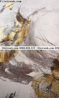 Tải file tranh truu tuong mau nuoc in canvas dep 666 (gốc) chủ đề phong thủy