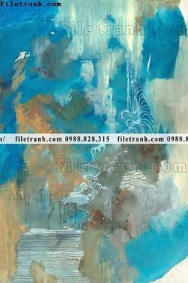 Tải file gốc tranh truu tuong mau nuoc in canvas dep 690 (bản PSD) chỉnh sửa được
