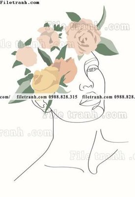 File PSD tranh truu tuong minimalis toi gian 604 (bản gốc) cho nhà in