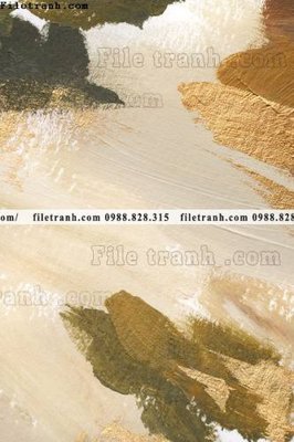 File tranh tranh truu tuong toi gian hien dai xanvas dep 132 (bản gốc) in lụa 5D