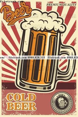 Tải file tranh ve bia co dien quan bia 1527 (ảnh gốc) in gạch 3D