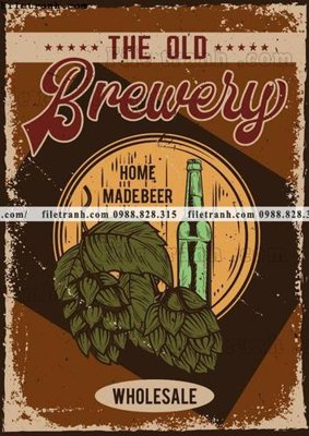 File tranh tranh ve bia co dien quan bia 1541 (gốc) in backlit film