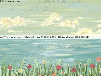 File in lụa tranh ve hoang hon 611 (tân cổ điển) tranh ve hoang hon 611