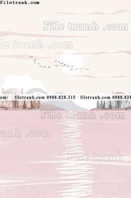 Download file gốc tranh ve hoang hon 623 (in lụa) nghệ thuật