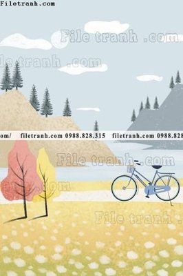 File tranh tranh ve hoang hon 626 (gốc) in backlit film