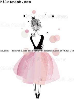 File tranh tranh ve hoat hinh phong tre em 289 (bản gốc) in lụa 5D