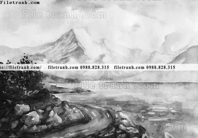 File tranh tranh ve mau nuoc 1503 (ảnh gốc) độ nét vượt trội