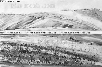 File in trần tranh ve mau nuoc 1549 (file gốc) chủ đề vũ trụ