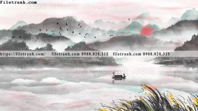 File tranh tranh ve muc trung quoc 522 (gốc) chủ đề thành phố