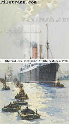 File gốc tranh ve son dau thuan buom xuoi gio 2049 (cho in UV) siêu nét