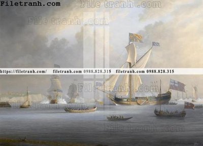 Download file gốc tranh ve son dau thuan buom xuoi gio 2115 (in mica) logo