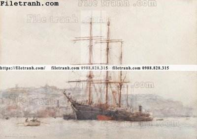 File gốc tranh ve son dau thuan buom xuoi gio 2232 (AI/EPS) cho in ấn