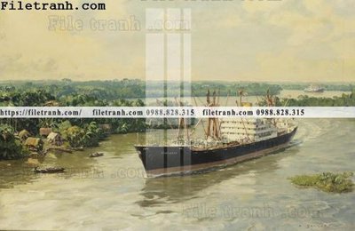 Tải file tranh ve son dau thuan buom xuoi gio 2261 (gốc) in ấn ngay lập tức