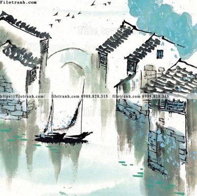 Tải về file gốc tranh ve thi tran giang nam 787 (dùng cho in quảng cáo)