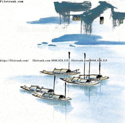 Tải file gốc tranh ve thi tran giang nam 818 (bản PSD) còn layer