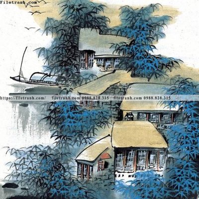 Tải file gốc tranh ve thi tran giang nam 823 (in khổ lớn) quảng cáo