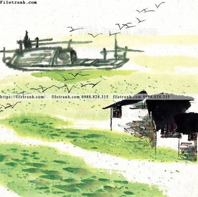 Tải file tranh ve thi tran giang nam 837 (gốc) chủ đề tâm linh