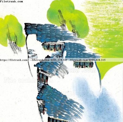 File tranh in tráng gương tranh ve thi tran giang nam 852 (siêu nét)