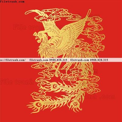 File tranh tranh vector rong vang 549 (bản gốc) trang trí văn phòng