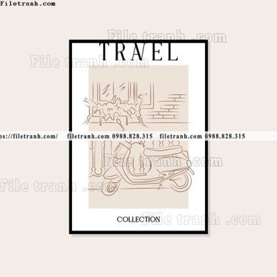 Mua file tranh gốc travel ban do 1556 tại Filetranh.com