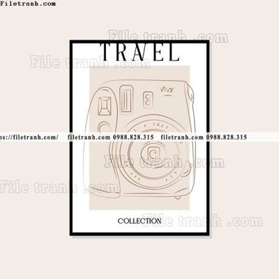 Cung cấp file tranh gốc travel ban do 1588 độc quyền