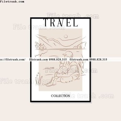 File tranh travel ban do 1590 (file gốc) chuẩn màu in