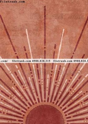 Mua file tranh gốc truu tuong cua Mat troi va Mat trang Morandi 620 tại Filetranh.com