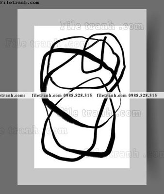 File tranh truu tuong toi gian hien dai dep 1510 (gốc) phong cách tối giản