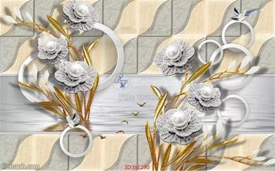 File ảnh File hoa trang sức TS1290 (gốc) cho trang trí nội thất