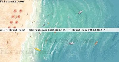 File PSD vector hinh anh bai bien dep tho mong 1503 (bản gốc) đã tách nền